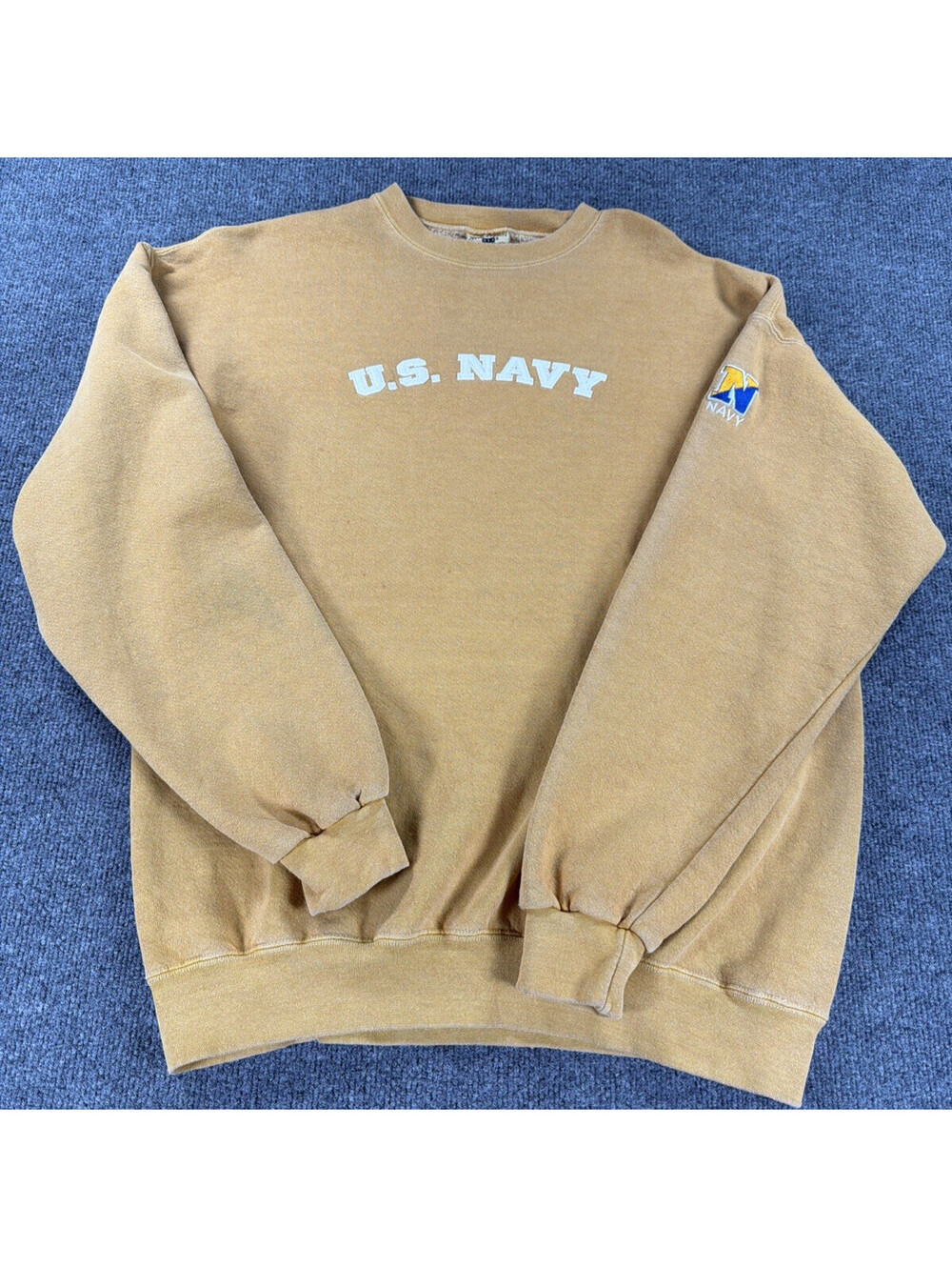 Vintage 90s U.S. Navy Graphic Crewneck Sweatshirt- Men's Medium
